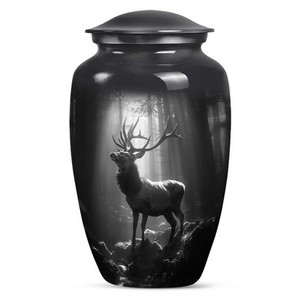 Heavy <b>Wall</b> Aluminum Urn for Human Ashes Adult Size - Thick Gauge Metal Cremation Urn-Heavy Construction <b>Memorial</b> Urn for Funeral - Product Image 2