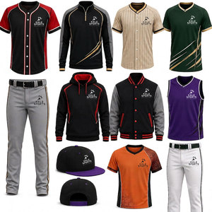 Offre Spéciale : Ensembles d'uniformes de baseball et de softball réversibles – Pack complet en 100 % polyester, vêtements de sport respirants avec design par sublimation - Product Image 1