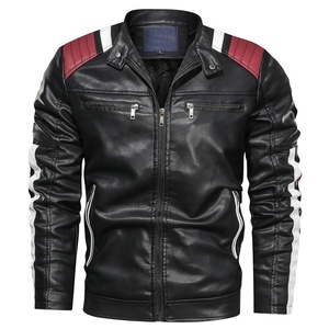 Boys Leather <b>Jacket</b> Classic Casual Zipper Full Sleeve <b>Lightweight</b> Custom Logo OEM ODM Wholesale Supplier - Product Image 1