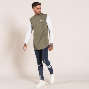 เสื้อยืดคอตตอนคุณภาพสูงสำหรับผู้ชาย เสื้อยืดสตรีทแวร์แขนสั้น คอกลม สวมใส่สบาย พิมพ์ลายด้านหน้าได้ตามสั่ง ขายส่ง - Product Image 4