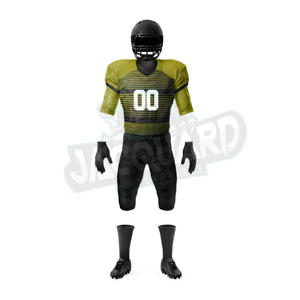 Uniforme de football américain respirant de haute qualité à bas prix, fabriqué en 100 % polyester - Product Image 2