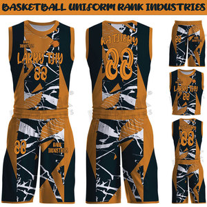 Tenues de sport d'équipe, ensembles de basketball, uniformes de basketball à séchage rapide, uniformes de basketball bon marché fabriqués au Pakistan - Product Image 6
