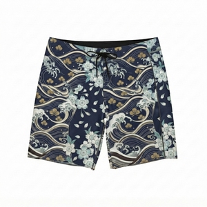 Fabricant de boardshorts personnalisés pour designers, boardshorts de luxe d'été, shorts de bain pour hommes, shorts de bain à changement de couleur - Product Image 1