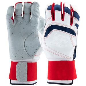 ถุงมือตีเบสบอล/ซอฟต์บอลหนังคุณภาพสูง ทนทาน ระบายอากาศได้ดี สำหรับมือซ้าย ปิดด้วยแถบตีนตุ๊กแก แบรนด์กีฬาแบบกำหนดเองได้ - Product Image 5