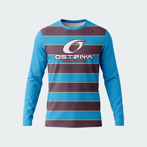 เสื้อฟุตบอลแขนยาวพิมพ์ลายแบบรีดร้อนคุณภาพสูง ปี 2026 น้ำหนักเบา ปรับแต่งได้ตามต้องการ พร้อมชื่อผู้เล่นและสีที่กำหนดเอง - Product Image 3