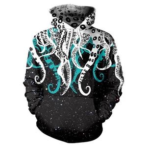 Sudadera con Capucha Premium de Pulpo en 3D, Estilo Japonés, Cosplay, con Bolsillo Canguro, Ropa Urbana de Otoño - Product Image 5
