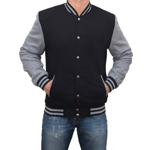 Men's <b>Varsity</b> <b>Jackets</b> Wholesale Blank <b>Varsity</b> <b>Jackets</b> Custom logo <b>Plain</b> <b>Varsity</b> <b>Jacket</b> for Men Breathable Custom Fashion OEM - Product Image 3