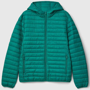 Blouson matelassé professionnel pour homme, respirant, hiver/automne, fermeture éclair, uni, à prix réduit - Product Image 1