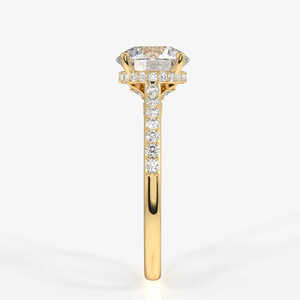 Luxury Moissanite Diamond <b>Ring</b> with 925 <b>Silver</b> and Round Brilliant Cut Diamond <b>Ring</b> Engagement Wear <b>Ring</b> - Product Image 2