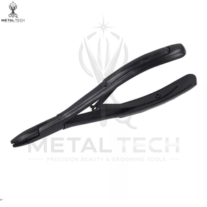 Heavy Duty Black Hair Extensions Plier Steel Human Hair Extensions <b>Clamp</b> For Removing Micro Link Bead With Ergonomic Grip - Product Image 2