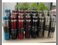 Bottiglia d'Acqua Isolata con Cinghia di Trasporto 1000ML - Grande Bottiglia Portatile in Acciaio Inox con Isolamento Sottovuoto - Product Image 1