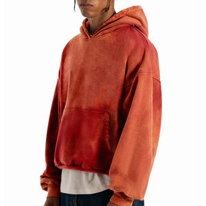 Sudaderas con Capucha para Hombre, Estilo Acid Wash, Personalizadas OEM, Alta Calidad, 100% Algodón, Ropa Urbana Transpirable - Product Image 3