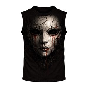 Camiseta deportiva sin mangas para hombre, corte atlético, tela transpirable, perfecta para entrenamientos, ejercicio y uso diario. - Product Image 5