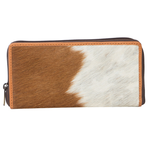 Luxury Lady's Gray Cowhide Leather Wristlet <b>Purse</b> Clutch Custom Logo Zipper Closure Hard Polyester <b>Phone</b> <b>Wallet</b> Case Tassels - Product Image 4