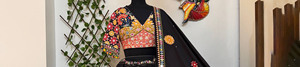 Magnifique tenue de Navratri, Lehenga Choli rouge traditionnel indien, directement de Chaniya Choli, Ghagra Choli, Garba Look, Dandiya Out - Product Image 3