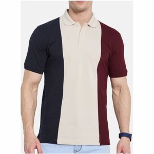 Nouvelle Collection – Polo Homme Tendance en Coton Grande Taille – Manches Courtes – Style Décontracté Urbain pour l'Été – Modèle Uni - Product Image 1