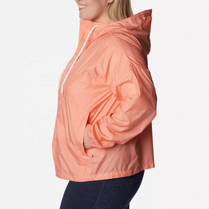 Unisex Lightweight Hooded Windbreaker Jacket <b>Waterproof</b> Outdoor Casual Sun Protection Sportwear Zip <b>Coat</b> Plus Size Outerwear - Product Image 3