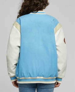 Chaqueta Varsity de Alta Calidad para Mujer, Corta, con Mangas Largas, las Mejores Chaquetas de Béisbol para Damas, Venta al Por Mayor - Product Image 2