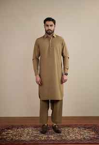 Conjunto de Shalwar Kameez para Hombre, Ropa Islámica Casual, Talla Grande, Traje Masculino Transpirable, de Secado Rápido, Térmico, para Todas las Temporadas, Venta al Por Mayor - Product Image 4