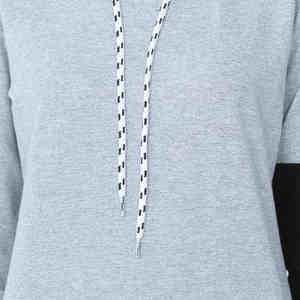 Fabricante OEM Personalizado, Sudaderas con Capucha Cortas de Invierno para Mujer de Alta Calidad, 100% Algodón, Felpa, Estilo Urbano, Conjunto con Sudadera Frontal Tipo Pullover - Product Image 6