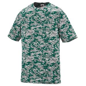 T-shirt camouflage léger et respirant en mélange de coton, T-shirt streetwear camouflage - Product Image 3