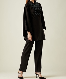 Wholesale Dubai Black <b>Kaftan</b> for Women Hand Work <b>Kaftan</b> Traditional Islamic Clothing and Accessory Designed for Muslims - Product Image 1