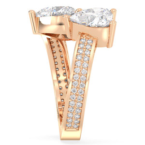 REYES – bague de fiançailles en Moissanite véritable en forme de cœur, 3.50 Carats, en argent Sterling 925, cadeau de mariage, bijoux fins pour femmes - Product Image 5
