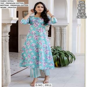 Venta caliente Kurtis largos para bodas y festivales Use telas de algodón de rayón Kurtis a bajo precio de la India - Product Image 2