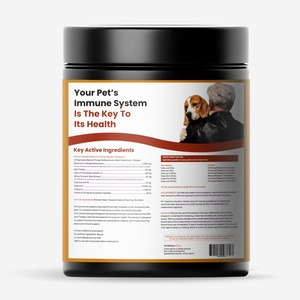 Polvo para la alergia en perros con zinc, hongos y cúrcuma, alivio de la picazón cutánea, apoyo inmunológico, para todas las razas y edades. - Product Image 3