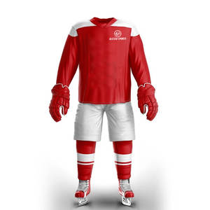 ชุดยูนิฟอร์มฮอกกี้น้ำแข็งประสิทธิภาพสูง ชุดอุปกรณ์ป้องกันสำหรับทีมกีฬา ชุดแข่งขันฮอกกี้น้ำแข็ง - Product Image 1