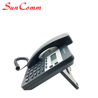 Téléphone IP SunComm, téléphone VoIP, téléphone de bureau SIP, 2 comptes SIP, système téléphonique professionnel, PoE Ethernet, interphone, voix HD