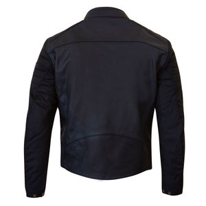 Blouson de course blindé personnalisé pour homme avec vestes en cuir de moto, vestes en cuir de motard urbain pour homme - Product Image 2