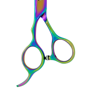 Ciseaux de coiffure Cobalt à dents 32 en acier inoxydable pour effilage des cheveux, usage manuel, pour salons de beauté et usage domestique, finition plasma - Product Image 5