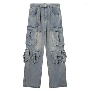 Pantalon en jean pour homme, nouvelle arrivée, jean baggy, vêtements décontractés, pantalon en jean droit - Product Image 1