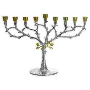 Menorah de 8 Brazos de Aluminio Fundido, Superventas, para Decoración de Mesa en Hogares y Villas, Portavelas Decorativo para Hanukkah - Product Image 3