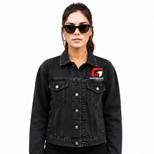 Servicios de Proveedor Mayorista, Chaqueta Vaquera para Mujer con Logotipo Personalizado, Ropa Exterior Vaquera Clásica de Primera Calidad con Talla OEM y Marca Privada - Product Image 1
