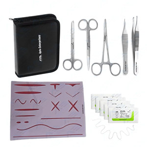 Kit Completo de Práctica de Sutura para Estudiantes de Medicina, Material de Acero Inoxidable, Instrumentos Médicos - Product Image 1