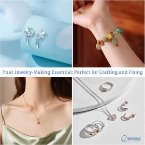 2 Pack Stainless Steel Needle Nose <b>Pliers</b> for Jewelry Making 4-5 Inch <b>Small</b> Chain Nose Craft <b>Pliers</b> - Product Image 3