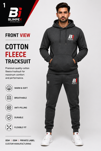 Custom Lightweight Polyester Fleece Casual Tracksuit Manufacturer | OEM ODM Private Label Men's Women's Hooded <b>Jogging</b> <b>Suit</b> - Product Image 2
