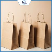 Pochette à fond plat réutilisable en papier kraft/CPP avec fermeture éclair, pour le stockage général en détail, recyclable, pour graines, épices, bonbons, petits cadeaux