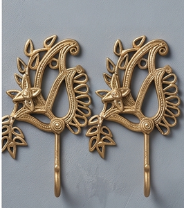 Luxury Gold Antique Design Wall <b>Hooks</b> Durable Metal <b>With</b> Elegant Finished Perfect For Towels And Door Hanging Display - Product Image 5