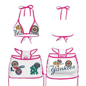 Conjunto de Bikini de 4 Piezas, Personalizable, de Alta Calidad, Diseño de Alta Demanda, Transpirable y Elástico - Product Image 2