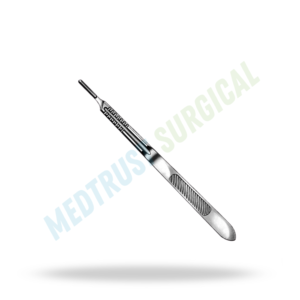 Scalpel Handle #4L Long 21cm Neuro Spine Surgical Instrument Stainless Steel Extended Blade <b>Holder</b> Surgical Use - Product Image 4