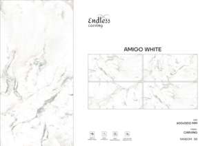 Carreaux de porcelaine sculptés de haute qualité 600x1200, grands carreaux pour salon, salle de bain, cuisine, décoration intérieure haut de gamme - Product Image 5