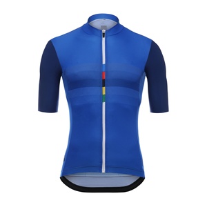 Maillot de cyclisme pour femme à logo personnalisé, manches courtes, fermeture éclair intégrale, séchage rapide, imprimé par sublimation, en Spandex/Polyester pour le cyclisme sur route - Product Image 4