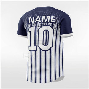 Maillot de baseball 2026 100 % polyester imprimé par transfert thermique, design personnalisé, manches courtes, respirant, tenue d'équipe - Product Image 4