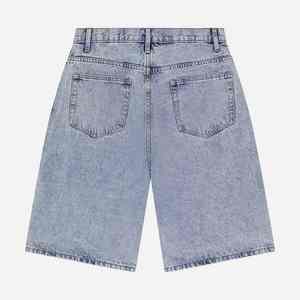 Shorts en jean pour homme, style streetwear, lavage vintage personnalisé, respirant, séchage rapide, 100% coton, été, fabriqué par un fabricant de denim - Product Image 6