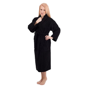 In Stock Plush Oversize Winter Soft Warm Long Flannel Bathrobe with Hooded Women Thick Night Fleece <b>Bath</b> Robes - Product Image 3