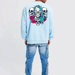 Sudadera de Cuello Redondo para Hombre, Diseño Bordado de Barco Pirata, Corte Regular, Ropa Casual de Otoño, Tejido de Punto 100% Algodón - Product Image 5