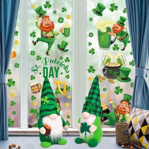 Set di 2 Decorazioni Gnomi per San Patrizio, Ornamenti in Peluche a Forma di Trifoglio Verde Portafortuna per Decorazioni da Tavola e Feste Irlandesi - Product Image 5
